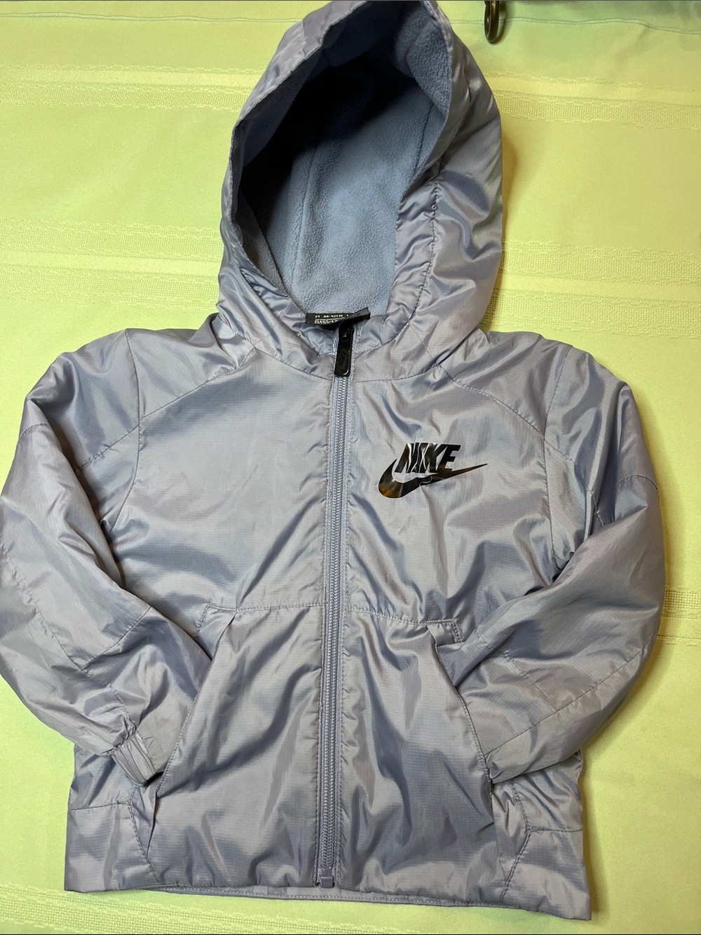 Nike Kids Light Lavender Hooded Puffer Jacket